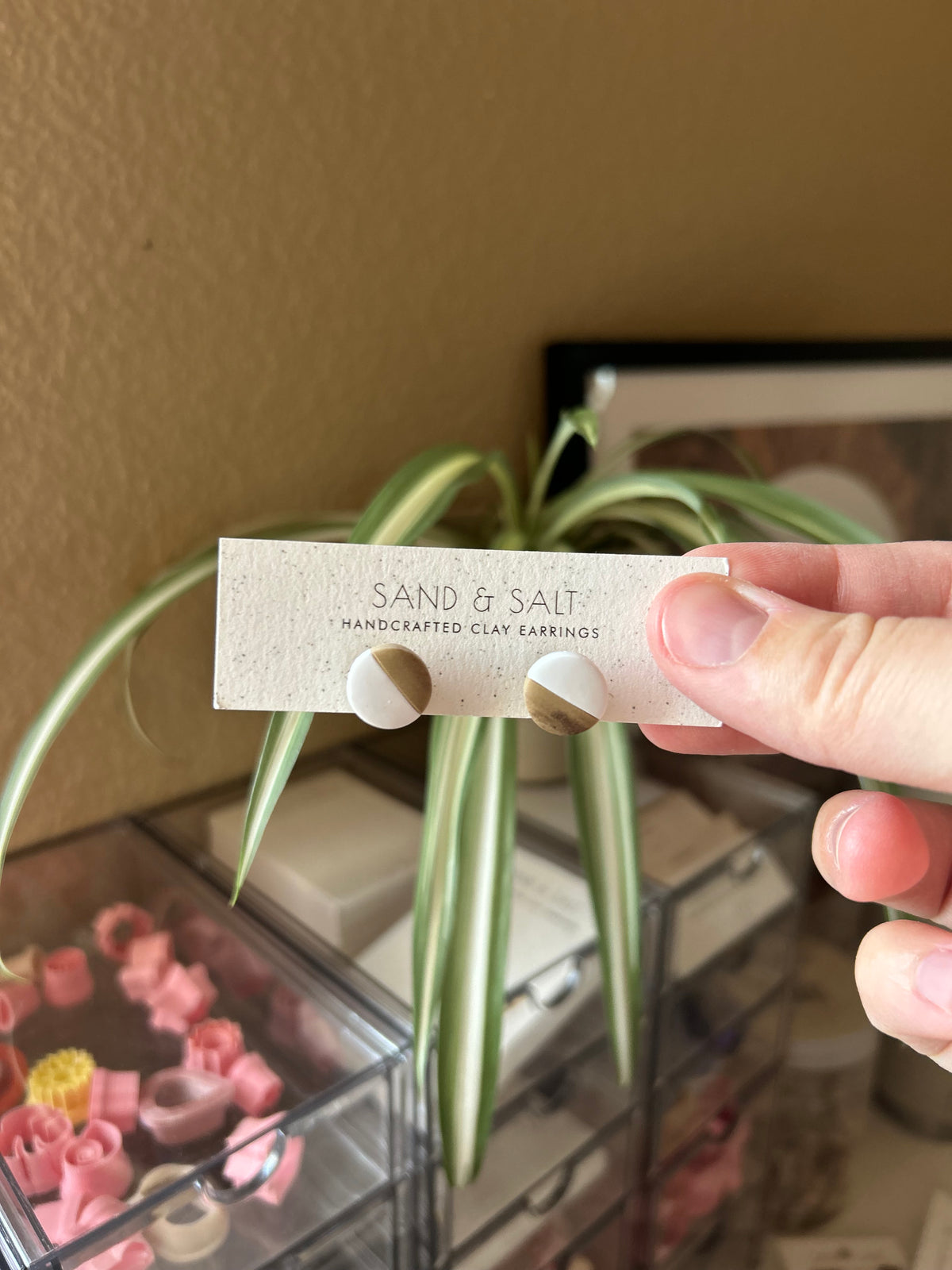 Faux wood stud