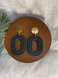 Embossed oval