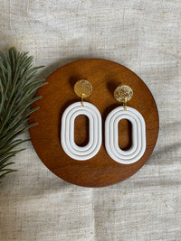 Embossed oval